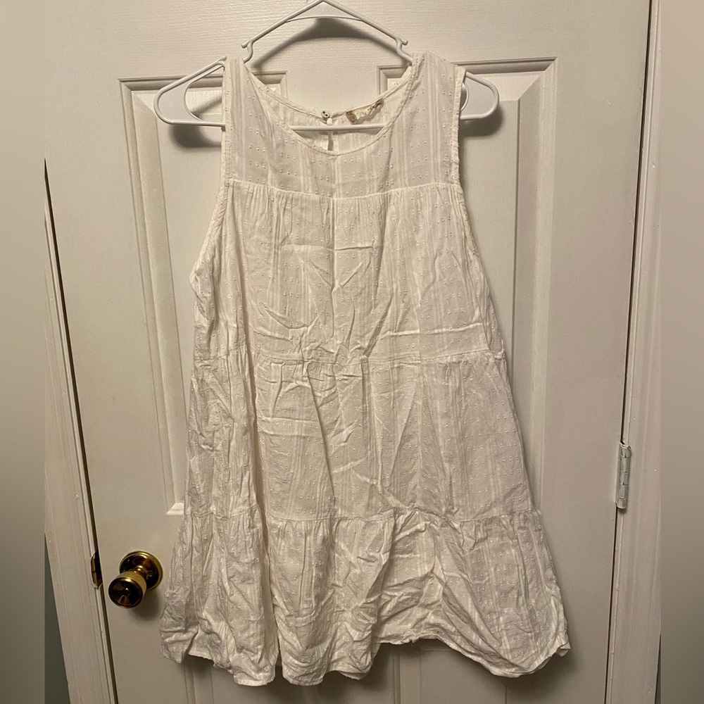 Altar’d State white lace eyelet spring summer dress sundress